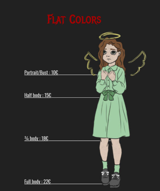 flat colors